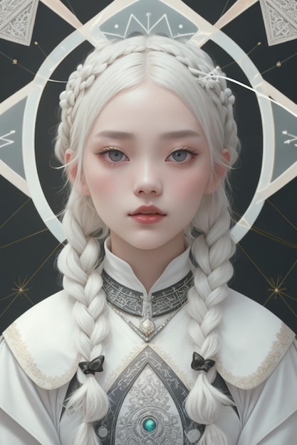 Korean Gothic Beauty in Stunning Character Design