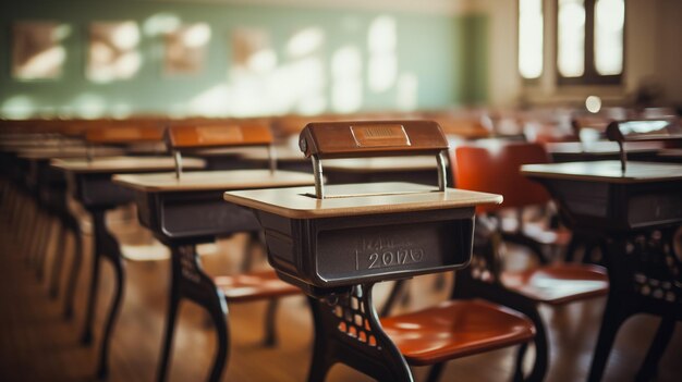 Foto aula di scuola superiore coreana