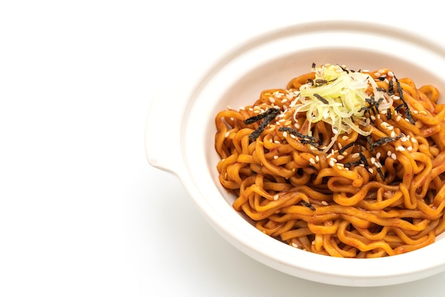 Korean hot and spicy instant noodle