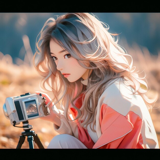 Корейская модель красивая леди
