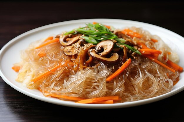 Korean rice noodle dish