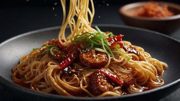 Korean spicy noodles