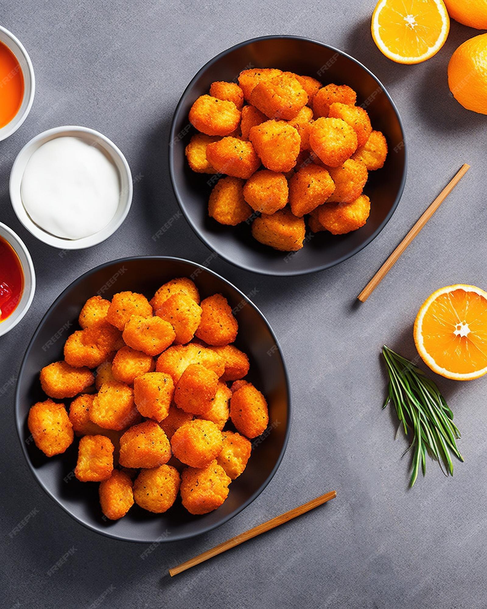 Premium Photo | Korean style fried chicken