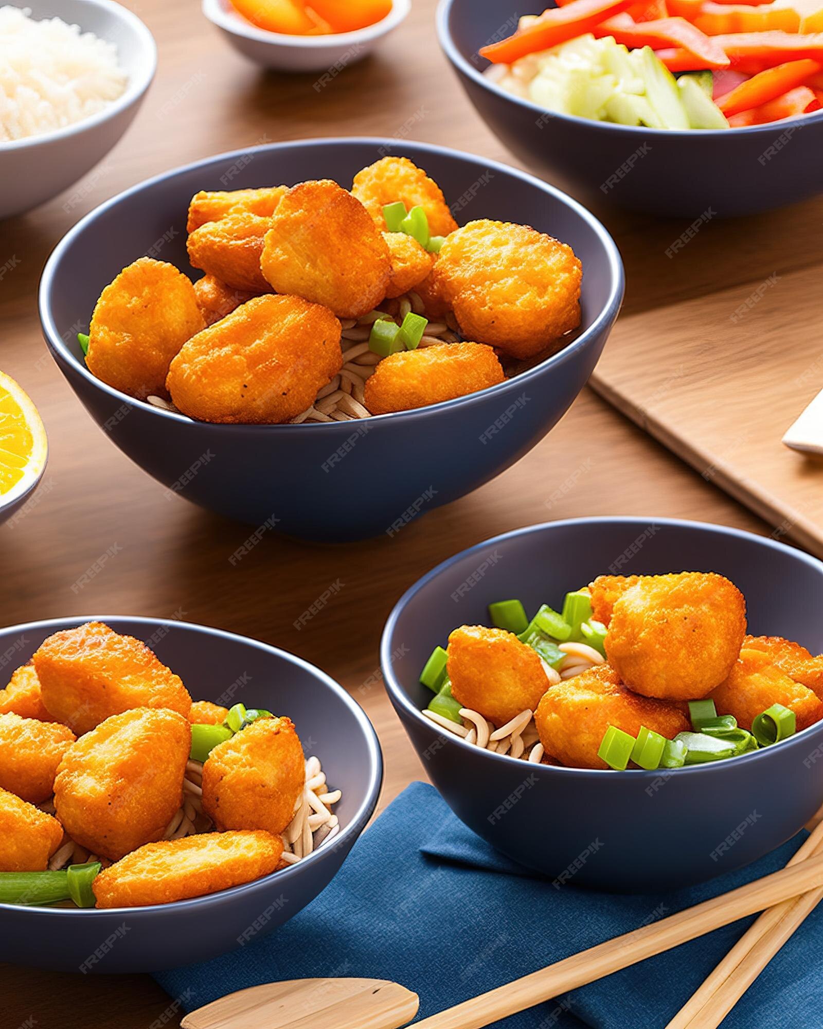 Premium Photo | Korean style fried chicken