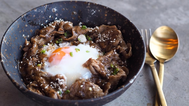 Korean-Styled Pork on Rice