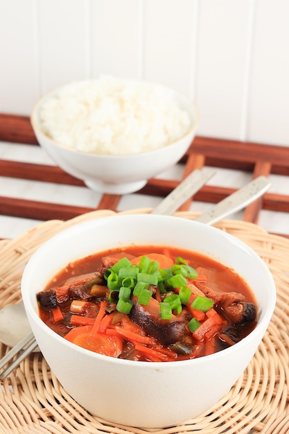 Korean Traditional Kimchi Jjigae