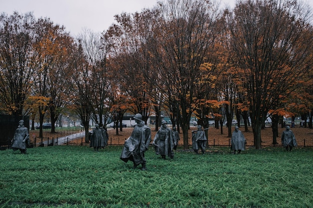 Photo korean war veterans memorial