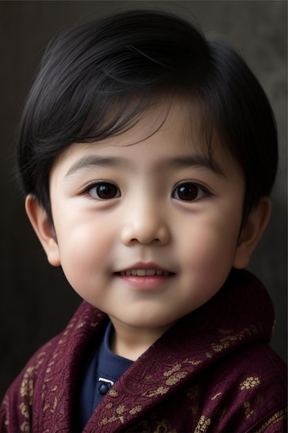 koreaniranian kid aged under three portrait