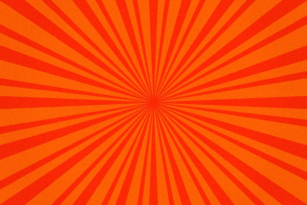 Korrelig oranje Sunburst patroon achtergrond Levendige radiale stralen geometrische illustratie