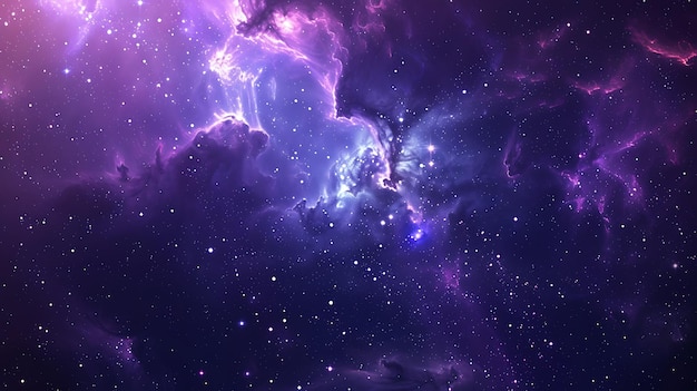 Kosmische nevel met sterren