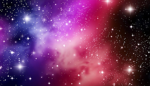 Kosmische reis Gratis foto van de ruimte achtergrond met sterrenstof en schitterende sterren Verken het realistische