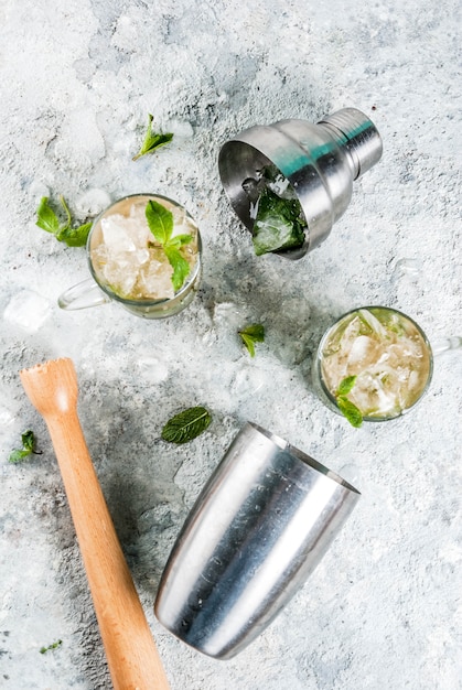 Koude mint julep