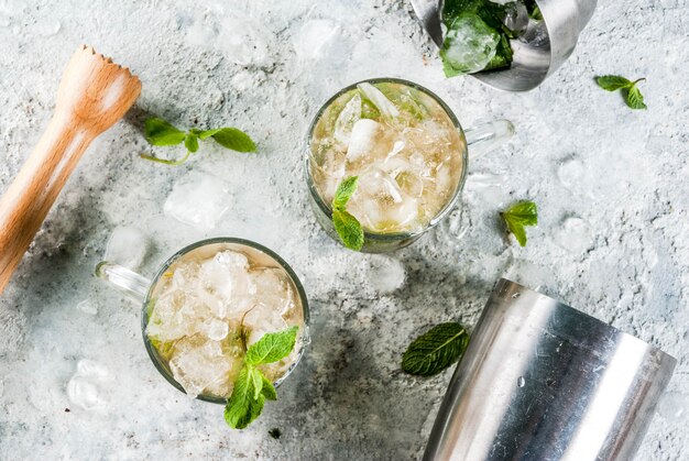 Koude mint julep