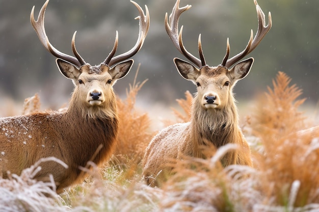 Koude weersomstandigheden verwonderen de dieren in het wild