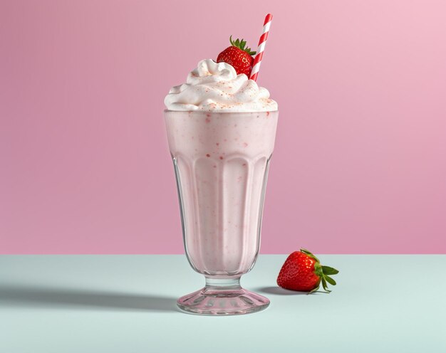 Koude zomer milkshake foto