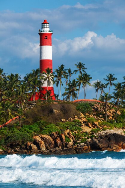 Kovalam Vizhinjam vuurtoren Kerala India