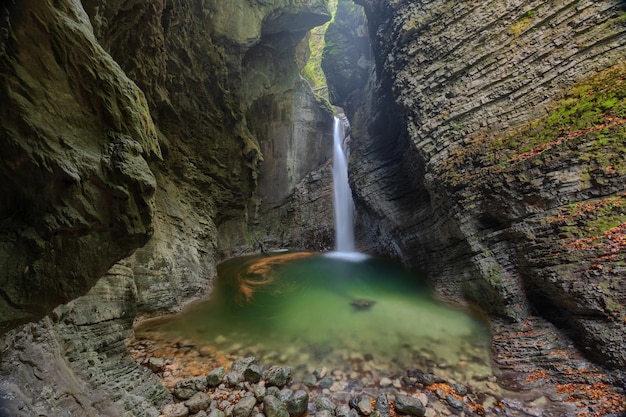 Kozjak-waterval Slovenië