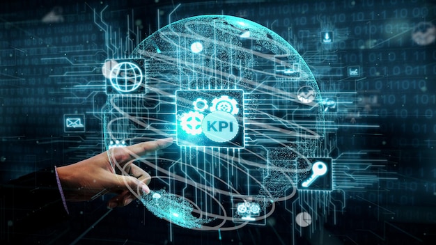 KPI Key Performance Indicator for Business conceptual