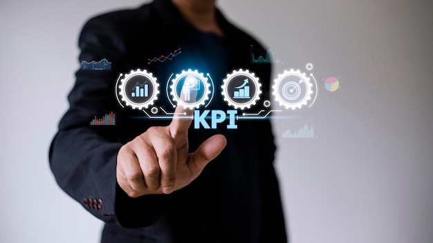 Kpi key performance indicator business internet technology\
concept