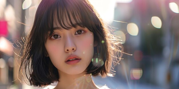 写真 k-pop 女の子 アジアの女の子 ファッション ジェネレーティブ ai