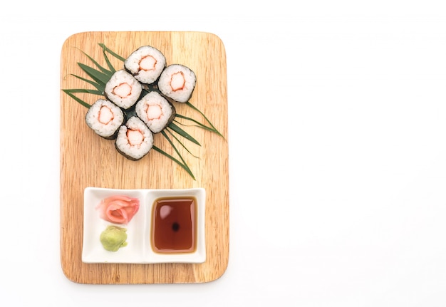 Krabstick maki sushi- Japanse voedselstijl