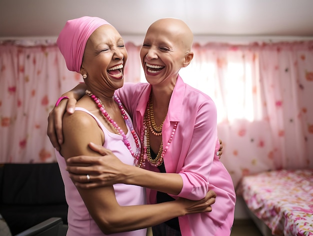 Foto kracht in de strijd de reis van een vrouw door de oncologische zorg op wereldkankerdag