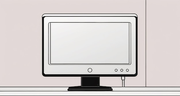Krachtige computerillustratie van een high-performance PC