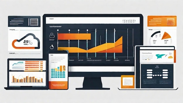 Foto krachtige infografische software voor effectieve visuele communicatie