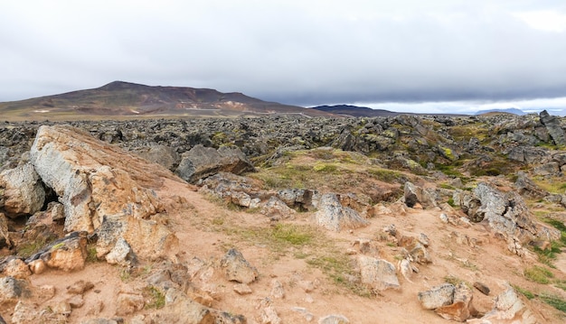 Krafla vulkanisch gebied in IJsland