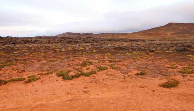 Krafla vulkanisch gebied in IJsland