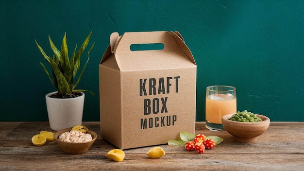 Kraft box mockups serve as an essential tool in the product design process providing a realistic