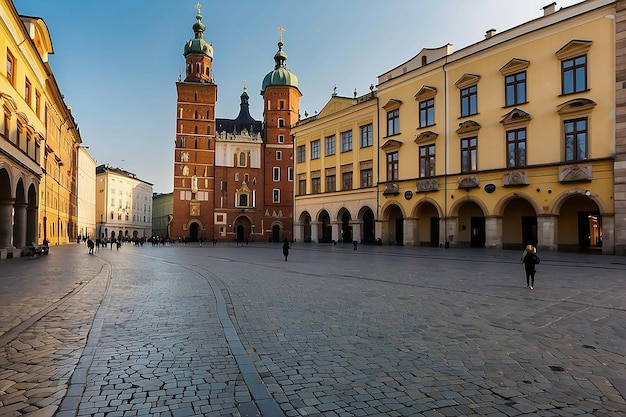 Krakow het historische centrum van Polen een stad met oude architectuur