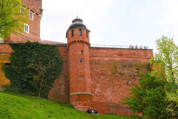 Krakow Poland May 03 2021 The Castle at Wawel