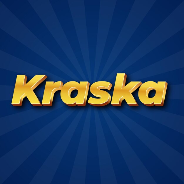 Kraska 텍스트 효과 골드 JPG 매력적인 배경 카드 사진