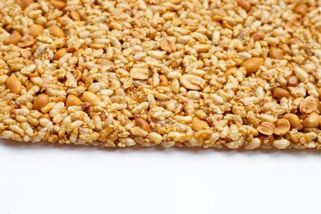 Krayasart Thai crispy rice peanut and sesame cereal