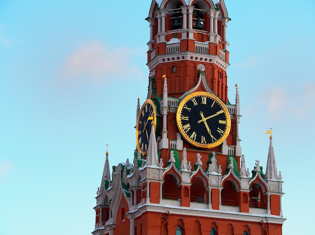 Kremlin toren horloge architectuur achtergrond