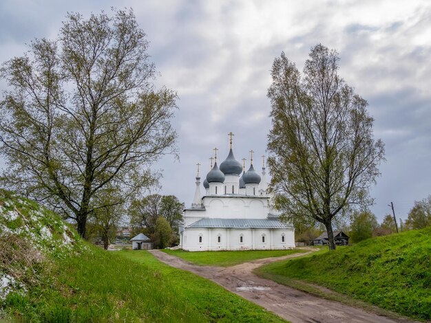 Krestovozdvizhensky kathedraal in Tutaev Yaroslavl regio Rusland