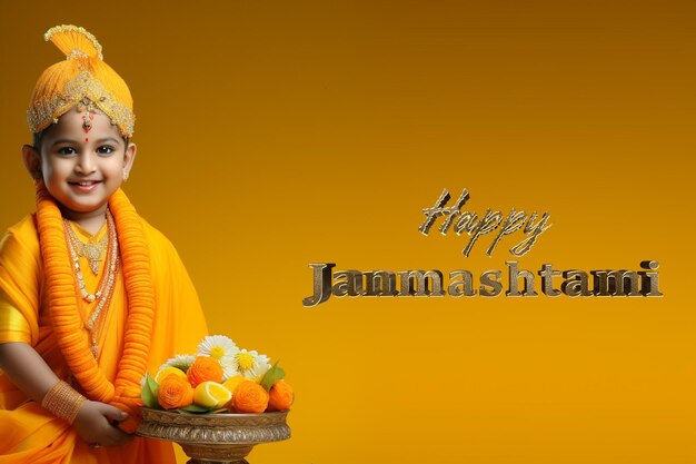 Photo krishna janmashtami yearly hindu festival that celebrates the birth of krishna the eighth incarnation of vishnu supreme god of the vaishnava tradition of hinduism religious cultural