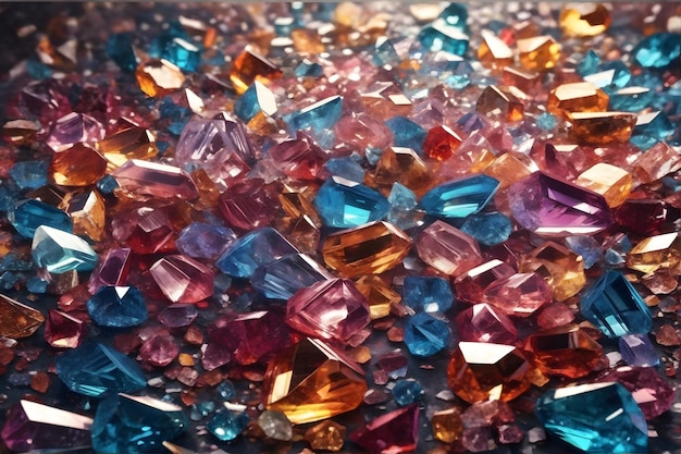 Foto kristal achtergrond kristal edelsteen achtergrond kristal behang kristal textuur ai generatief