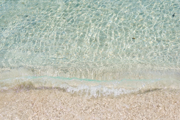 Kristalhelder water in de zee van Alghero Sardinië