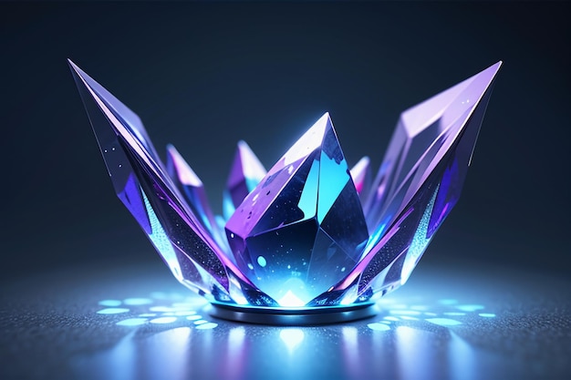 Kristalheldere kleurrijke edelsteen diamantgeslepen transparant kristalbehang achtergrondfotografie