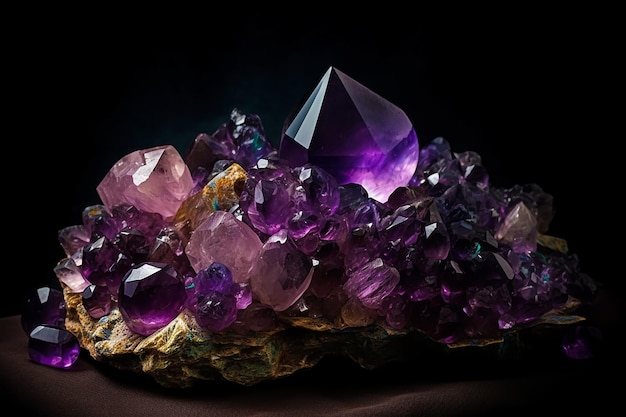 Kristallen violette kleur Generatieve AI
