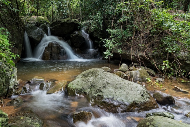 Krok-E-Dok waterval en regenwoud op berg