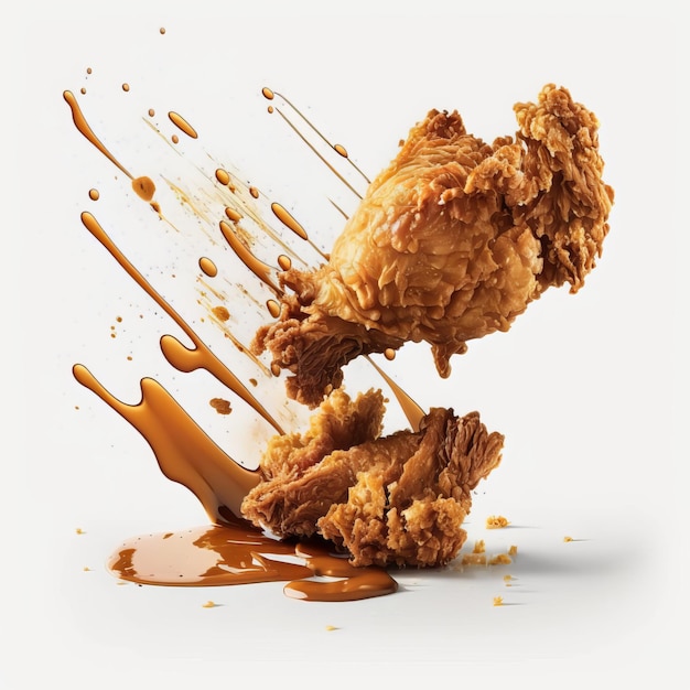 Krokante Kentucky fried chicken