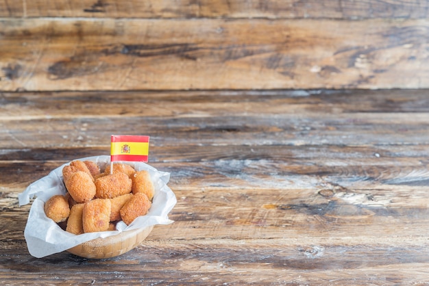 Kroketten typische tapa in spanje