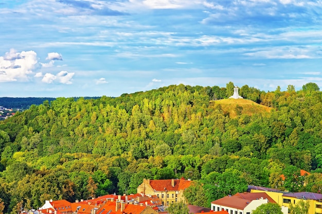 Kromme heuvel van drie kruisen, Vilnius, Litouwen