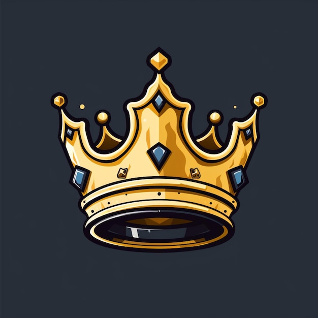 kroon koning cartoon-logo