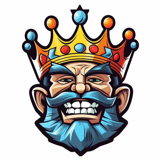 kroon koning cartoon-logo