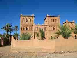 Photo the ksar berber house ouarzazate morocco