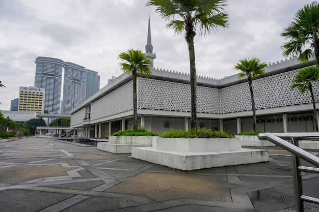 쿠알라푸르 말레이시아 2024년 1월 7일 말레이시아 국립 모스크 Masjid Negara